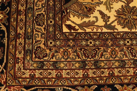 Kashmar Beige Hand Knotted 119 X 153 Area Rug 250-29436 Image 1