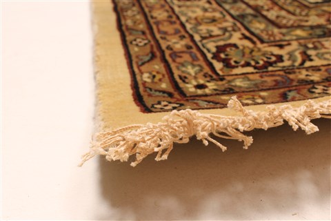 Kashmar Beige Hand Knotted 119 X 153 Area Rug 250-29436 Image 5
