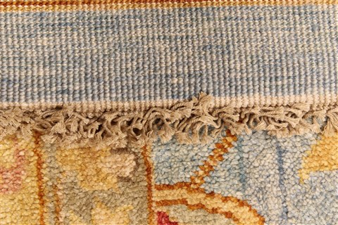 Mashad Beige Hand Knotted 120 X 150 Area Rug 250-29437 Image 1