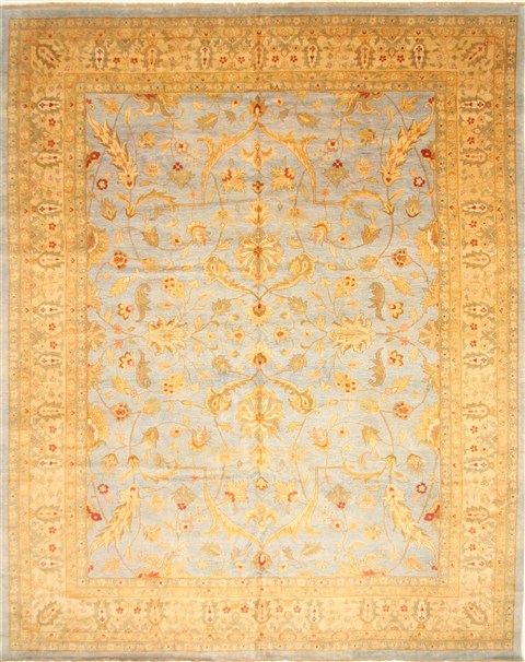 Mashad Beige Hand Knotted 120 X 150 Area Rug 250-29437 Image 0