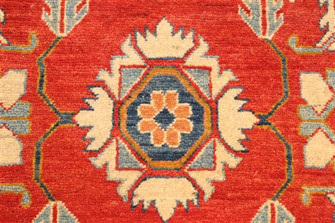 Kazak Orange Hand Knotted 1011 X 154 Area Rug 250-29438 Image 1