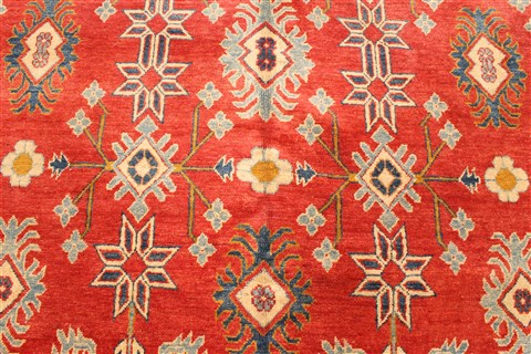 Kazak Orange Hand Knotted 1011 X 154 Area Rug 250-29438 Image 7