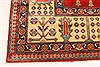 Kazak Orange Hand Knotted 114 X 144  Area Rug 250-29439 Thumb 6