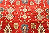 Kazak Orange Hand Knotted 114 X 144  Area Rug 250-29439 Thumb 7