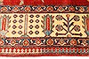 Kazak Orange Hand Knotted 114 X 144  Area Rug 250-29439 Thumb 8