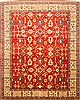 Kazak Orange Hand Knotted 114 X 144 Area Rug 250-29439 Thumb 0
