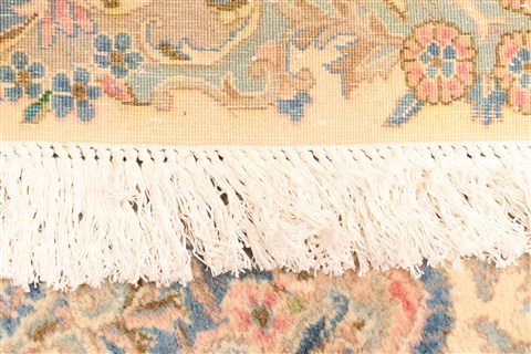 Kerman Blue Hand Knotted 97 X 137 Area Rug 250-29441 Image 2