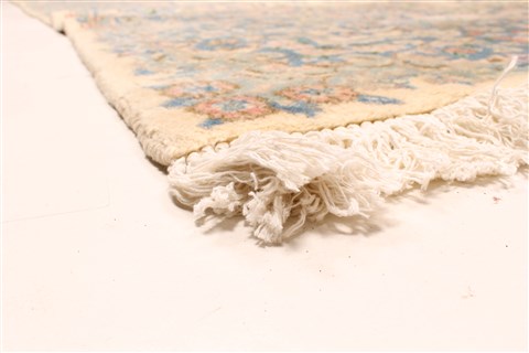 Kerman Blue Hand Knotted 97 X 137 Area Rug 250-29441 Image 5