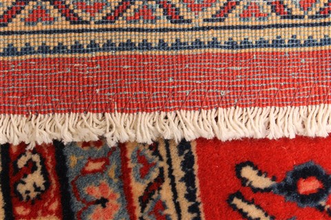 Sarouk Beige Hand Knotted 87 X 156 Area Rug 250-29442 Image 2