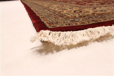 Kashan Beige Hand Knotted 811 X 180 Area Rug 250-29445 Image 5