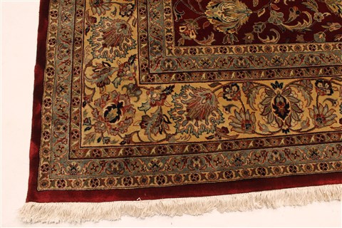Kashan Beige Hand Knotted 811 X 180 Area Rug 250-29445 Image 6