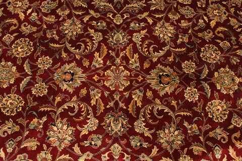 Kashan Beige Hand Knotted 811 X 180 Area Rug 250-29445 Image 7