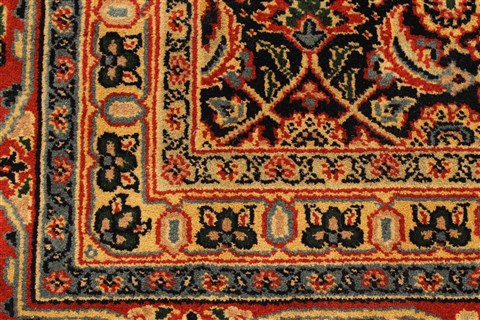 Herati Beige Runner Hand Knotted 411 X 200 Area Rug 250-29446 Image 1