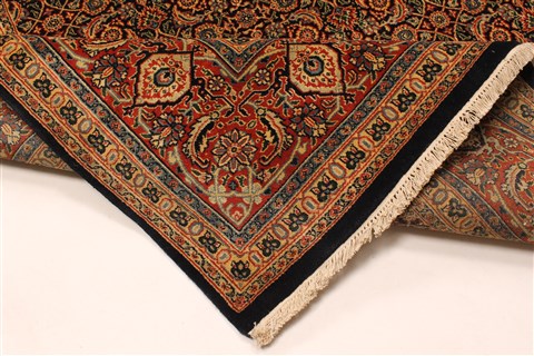 Herati Beige Runner Hand Knotted 411 X 200 Area Rug 250-29446 Image 4