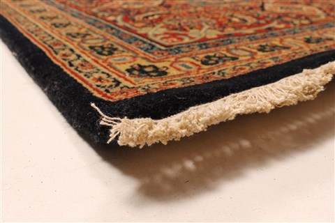 Herati Beige Runner Hand Knotted 411 X 200 Area Rug 250-29446 Image 5