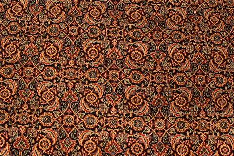 Herati Beige Runner Hand Knotted 411 X 200 Area Rug 250-29446 Image 7