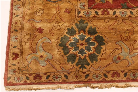 Chobi Red Hand Knotted 106 X 153 Area Rug 250-29447 Image 6