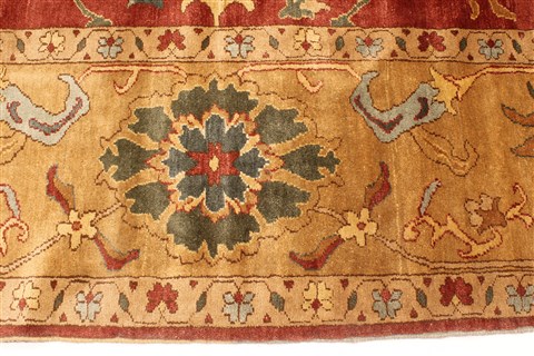 Chobi Red Hand Knotted 106 X 153 Area Rug 250-29447 Image 8