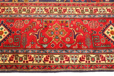 Tabriz Beige Hand Knotted 910 X 156 Area Rug 250-29448 Image 8