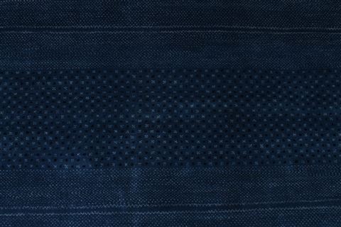 Gabbeh Blue Hand Knotted 81 X 100 Area Rug 254-29450 Image 3