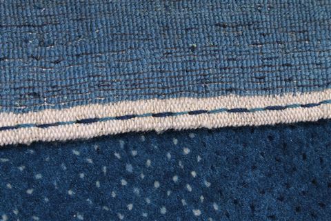 Gabbeh Blue Hand Knotted 81 X 100 Area Rug 254-29450 Image 5