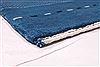 Gabbeh Blue Hand Knotted 81 X 100 Area Rug 254-29450 Thumb 1