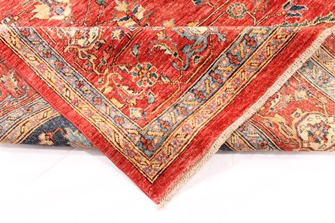 Heriz Blue Hand Knotted 79 X 910 Area Rug 254-29451 Image 8