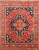 Heriz Blue Hand Knotted 79 X 910 Area Rug 254-29451 Thumb 0
