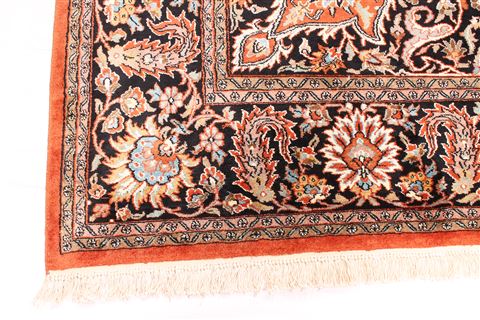 Kashmir Blue Hand Knotted 92 X 1210 Area Rug 254-29453 Image 2