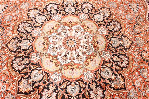 Kashmir Blue Hand Knotted 92 X 1210 Area Rug 254-29453 Image 3