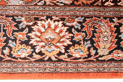 Kashmir Blue Hand Knotted 92 X 1210 Area Rug 254-29453 Image 4
