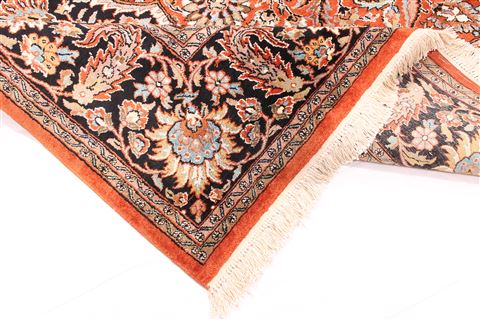 Kashmir Blue Hand Knotted 92 X 1210 Area Rug 254-29453 Image 7