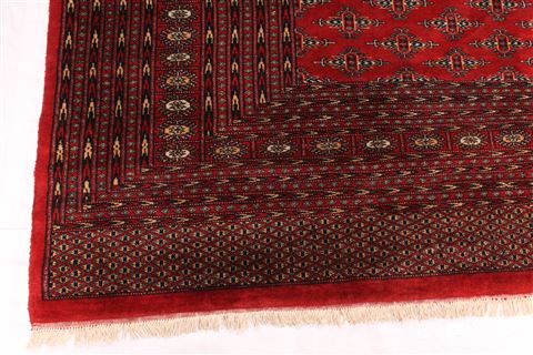 Bokhara Beige Hand Knotted 95 X 121 Area Rug 254-29454 Image 2