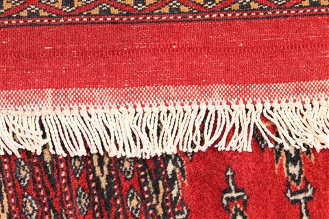 Bokhara Beige Hand Knotted 95 X 121 Area Rug 254-29454 Image 6
