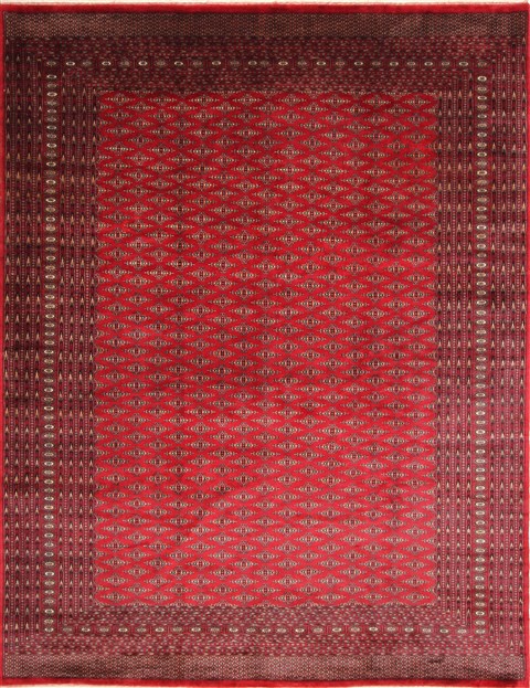 Bokhara Beige Hand Knotted 95 X 121 Area Rug 254-29454 Image 0