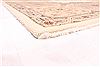 Pishavar Beige Hand Knotted 91 X 120 Area Rug 254-29455 Thumb 1