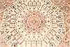 Pishavar Beige Hand Knotted 91 X 120 Area Rug 254-29455 Thumb 3