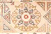 Pishavar Beige Hand Knotted 91 X 120 Area Rug 254-29455 Thumb 9