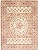 Pishavar Beige Hand Knotted 91 X 120 Area Rug 254-29455 Thumb 0