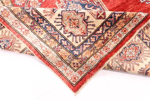 Kazak Beige Hand Knotted 90 X 122  Area Rug 254-29456 Image 10