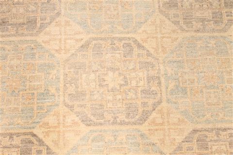 Ziegler Beige Hand Knotted 90 X 119 Area Rug 254-29457 Image 3