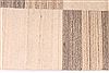 Modern Beige Hand Knotted 90 X 1110  Area Rug 254-29459 Thumb 4