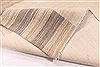 Modern Beige Hand Knotted 90 X 1110  Area Rug 254-29459 Thumb 7