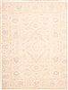 Oushak Beige Hand Knotted 80 X 100  Area Rug 254-29461 Thumb 0