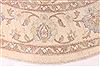 Pishavar Beige Round Hand Knotted 80 X 80 Area Rug 254-29463 Thumb 3