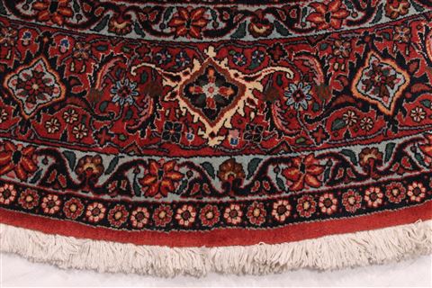 Bidjar Red Round Hand Knotted 86 X 86 Area Rug 254-29465 Image 3