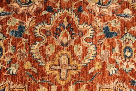 Pishavar Beige Round Hand Knotted 80 X 80 Area Rug 254-29466 Image 4