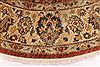 Pishavar Beige Round Hand Knotted 80 X 80 Area Rug 254-29466 Thumb 3