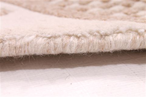 Modern Grey Round Hand Knotted 61 X 61 Area Rug 254-29469 Image 1