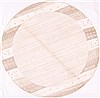 Modern Grey Round Hand Knotted 61 X 61 Area Rug 254-29469 Thumb 0